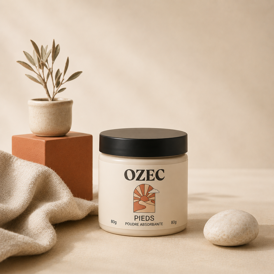 Poudre pieds OZEC - Anti-transpirant 48h