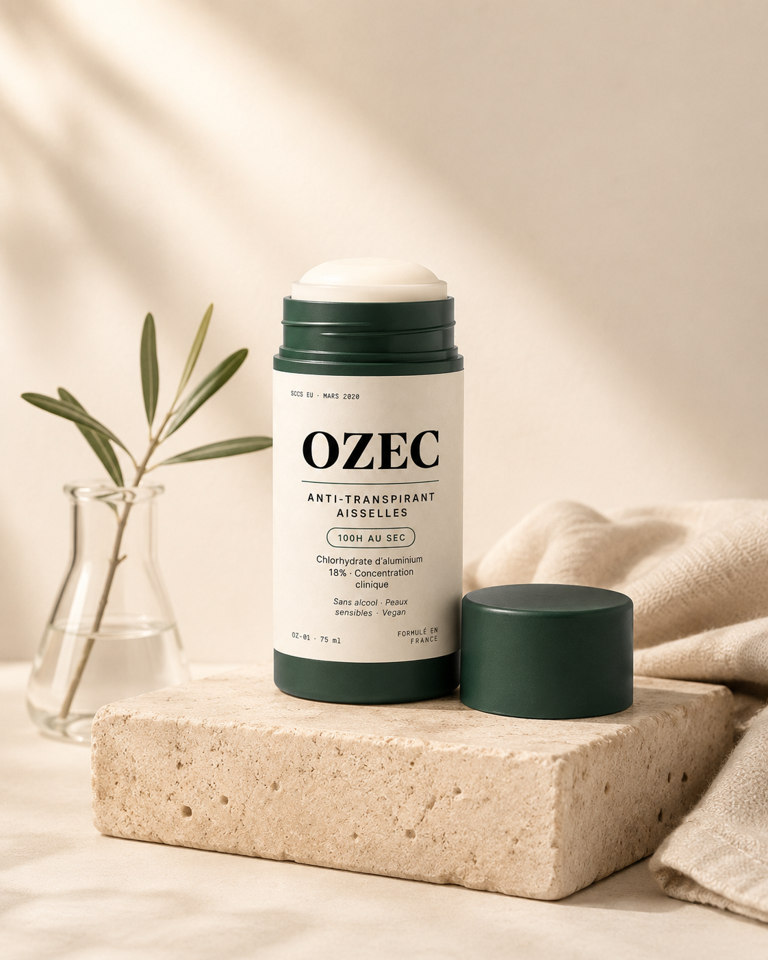 Kit anti-transpirant OZEC
